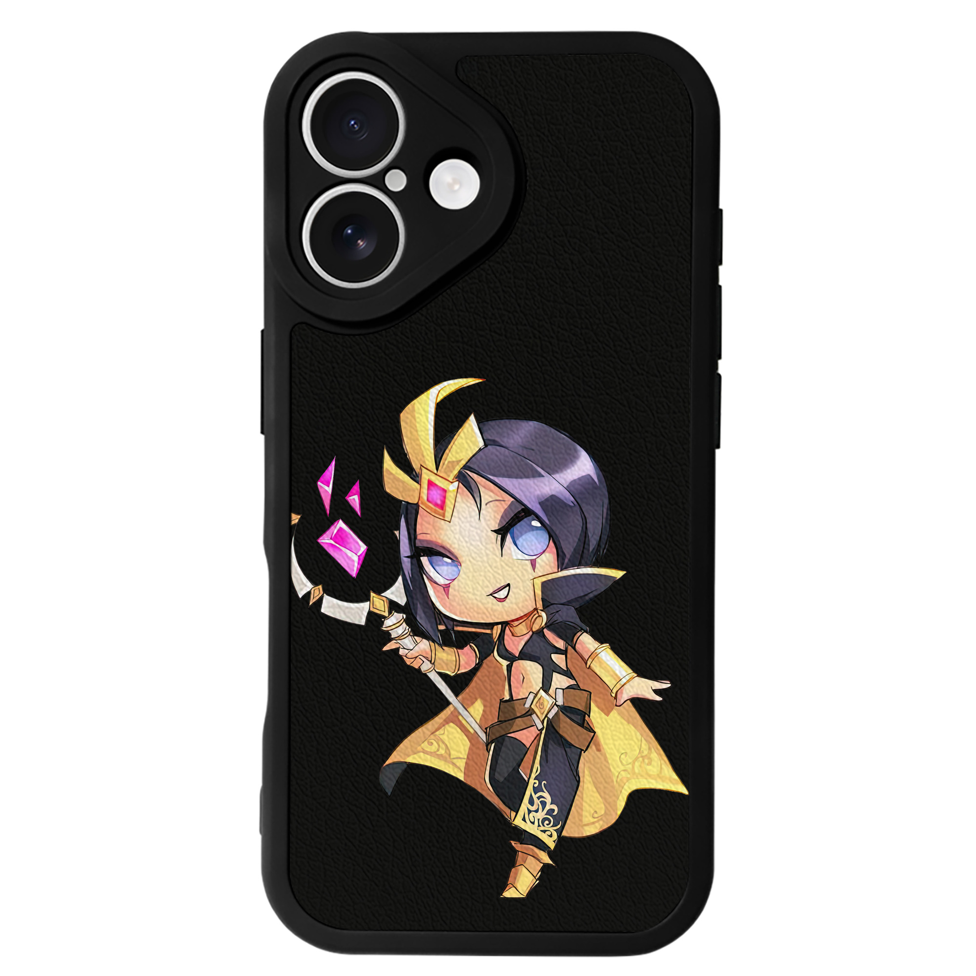 リーグ・オブ・レジェンド League of Legends LOL 【iPhone 16シリーズ対応】シリコンスマホケース（レザー調） 材質：シリコン
